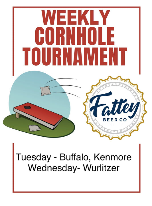 Fattey Beer Rec: Weekly Cornhole Tournament @ Fattey Beer!