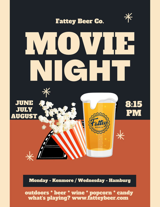 Fattey Beer Rec Department: Summer Movie Nights!